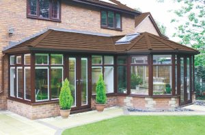 Tiled conservatory roof