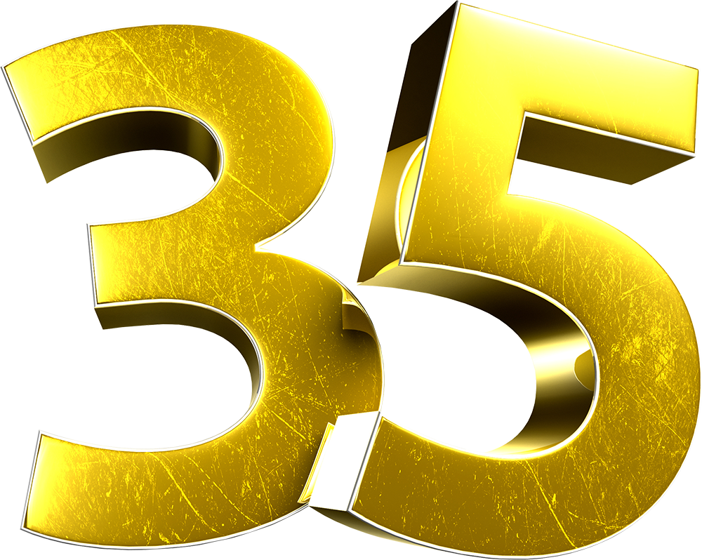 35 years icon